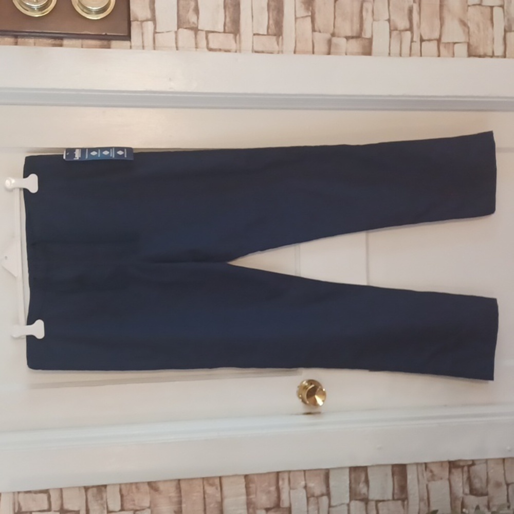 Landau Essentials scrub pants women's size small tall dark blue